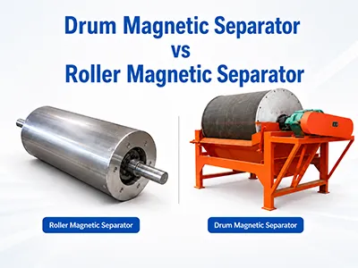 Trumli magnetseparaatori vs rulliku magnetseparaatori disaini ja jõudluse võrdlus